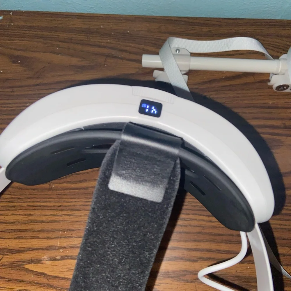 White VR Headset and Controllers